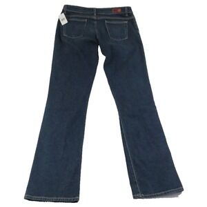 NWT AG Adriano Goldschmied Womens 31 Gemini Flare Jeans Dark Wash Made in USA